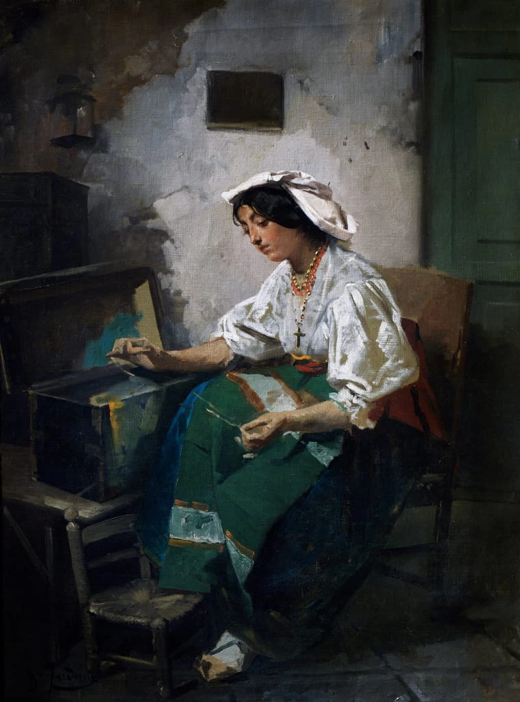 La ragazza del cucito